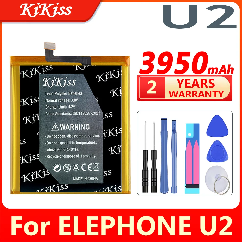 

Мощный аккумулятор 3950 мАч KiKiss U 2 для Elephone U2