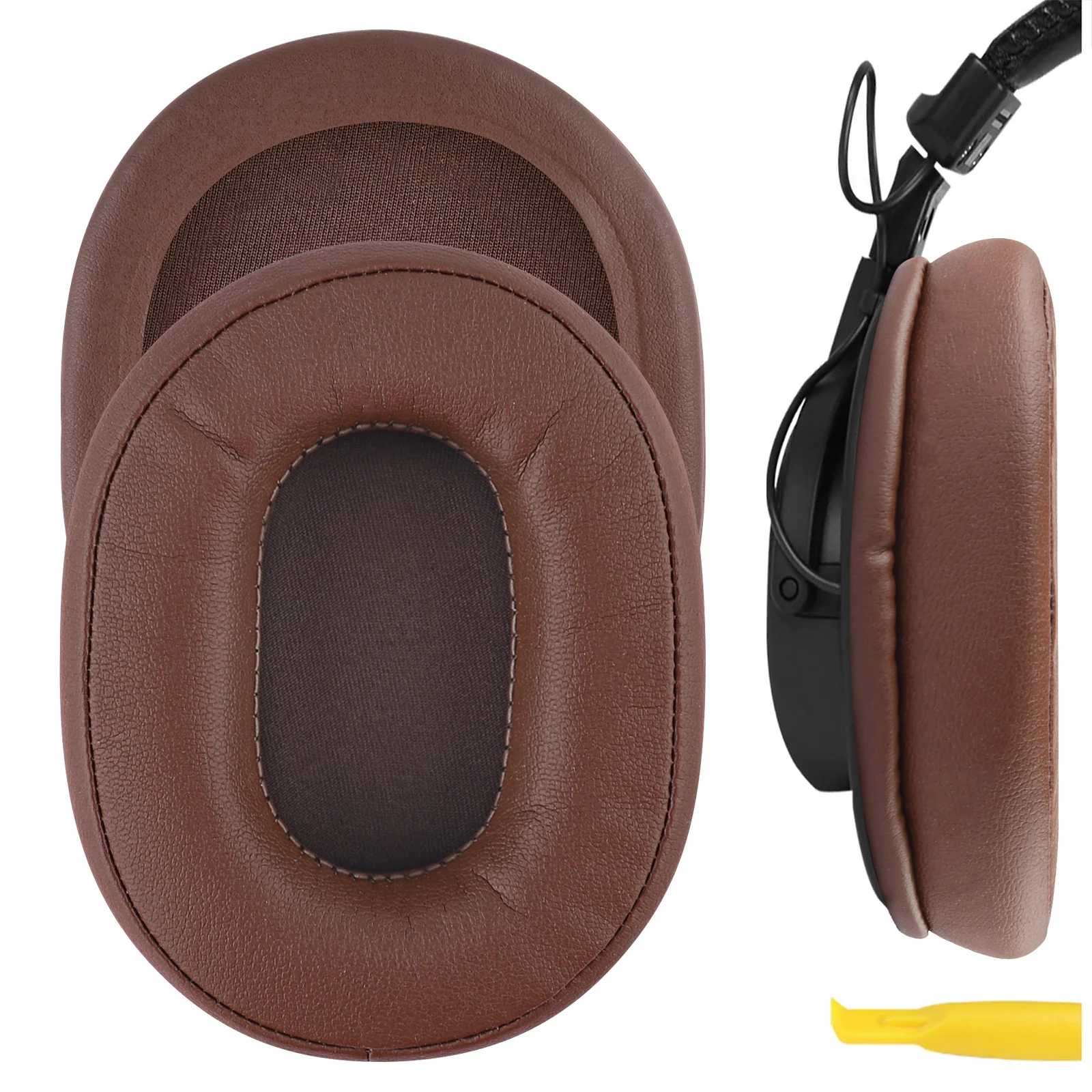 

Geekria Earpads for Sony MDR-7506 MDR-V6 MDR-CD900ST Replacement Headphones Protein Leather Ear Pads Cover Cushions Foam Earmuff