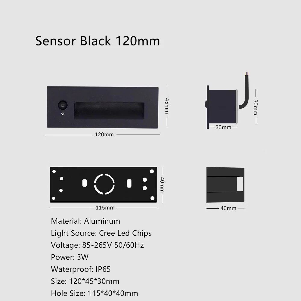 

SANDIY Настенные светильники для лестницы с датчиком движения