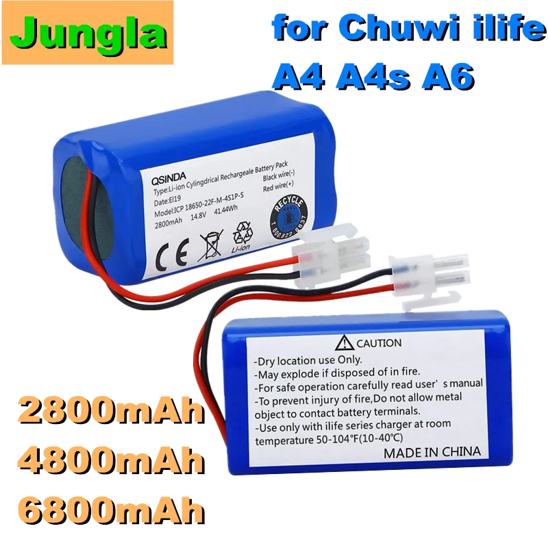 

2020 Original High quality 14.8V 2800mAh Chuwi battery Rechargeable Battery for ILIFE ecovacs V7s A6 V7s pro Chuwi iLife battery