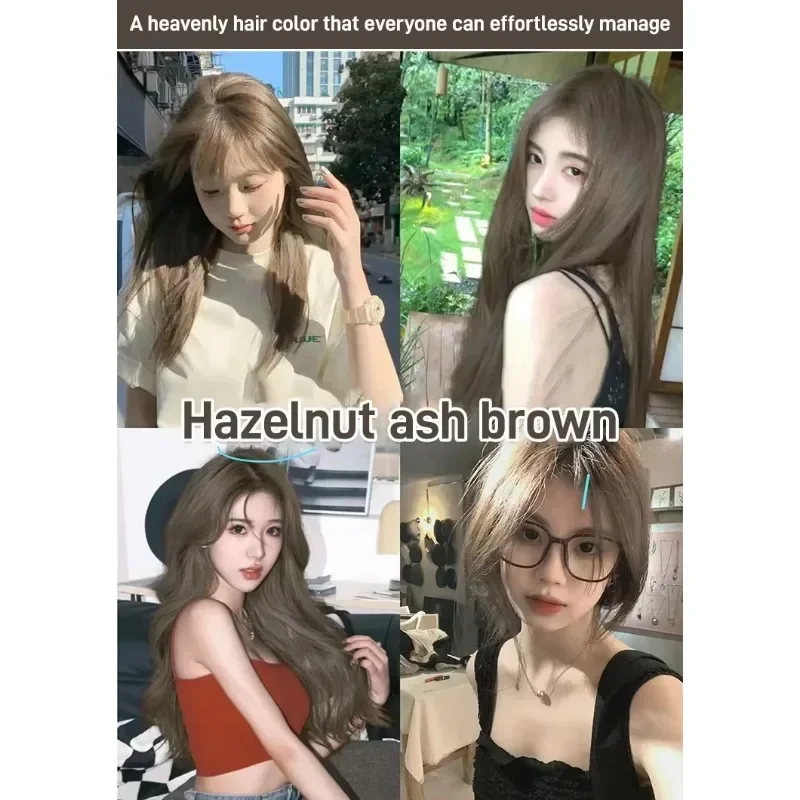 Растительная краска для волос крем-краска с Лесным Орехом пепером без