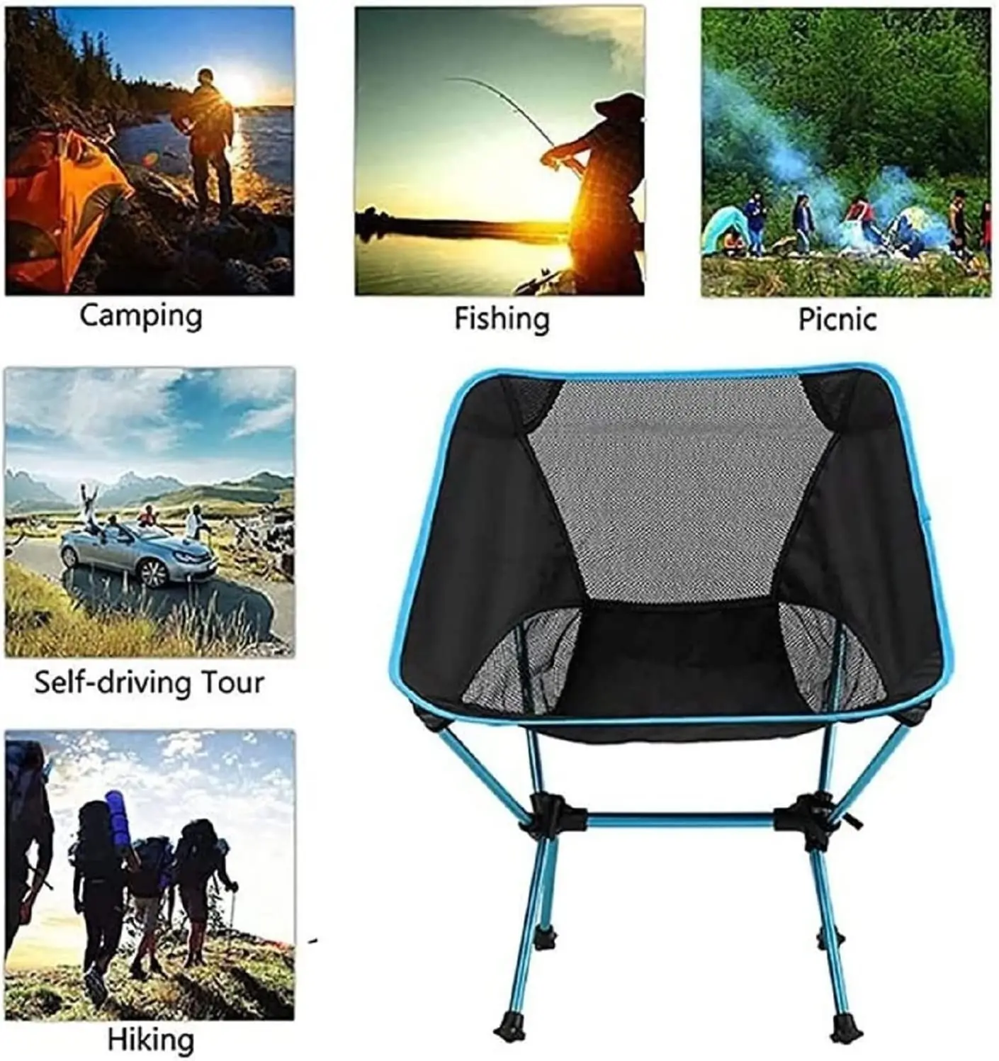 Ultralight Folding Chair High Load Outdoor Hiking Camping Chairs Superhard Portable For Travel Beach Picnic Seat Fishing Tools enlarge