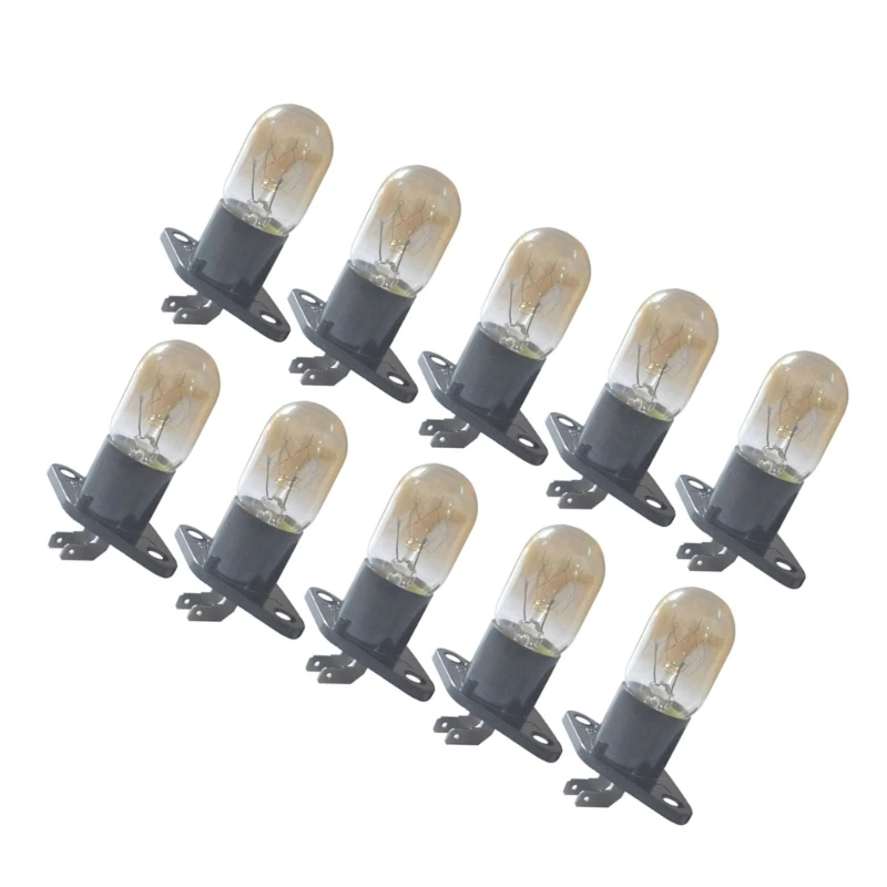 10 упаковок многофункциональных микроволновых ламп с патроном для микроволновой