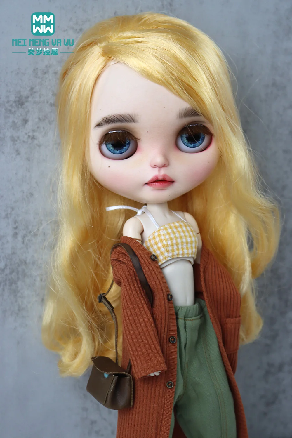 Аксессуары для кукол Blyth Azone OB22 OB24 модный джинсовый тренчкот футболка |