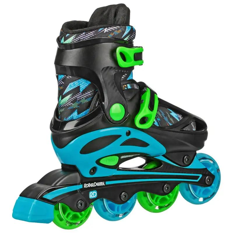 

Boy's 2n1 Adjustable Quad and Inline Skate Combo Lightning, Size 12-2