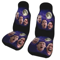 custom nicolas cage funny meme universal car seat covers fit for cars trucks suv or van auto seat cover protector 2 pieces