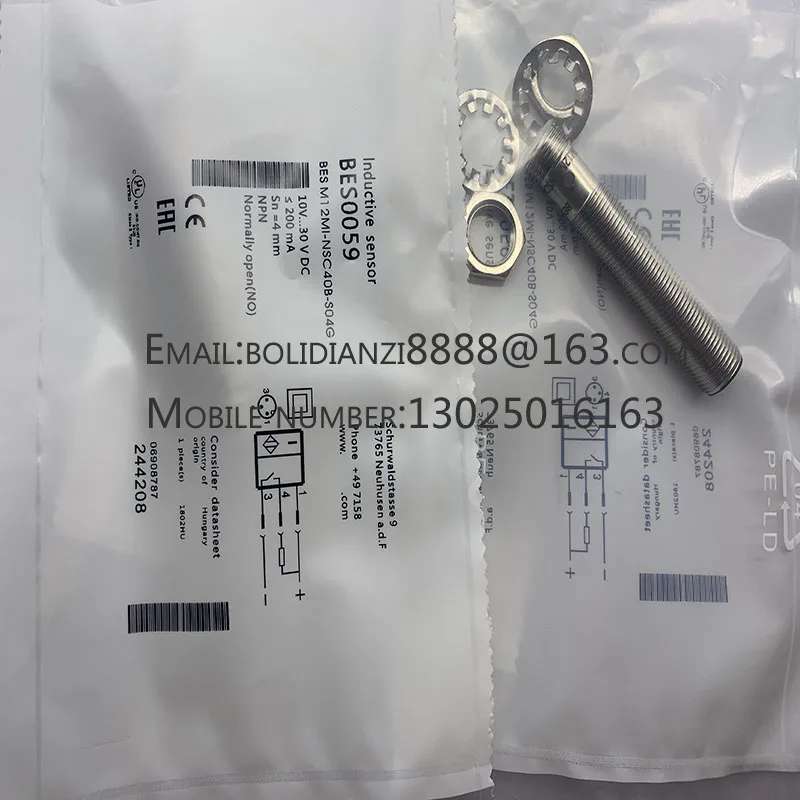 Новый датчик приближения BES0059 BES M12MI-NSC40B-S04G