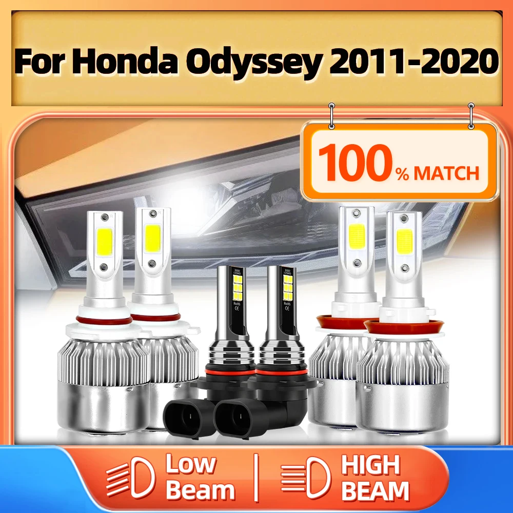 

Лампа для фар головного света H11 HB3 9005, лампы для автомобиля 12 в 6000K Turbo, автомобильная лампа для Honda Odyssey 2011-2015 2016 2017 2018 2019
