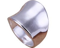 fashion silver color alloy irregular rings for women men fashion simple personality thumb rings party rings daily wear jewelry