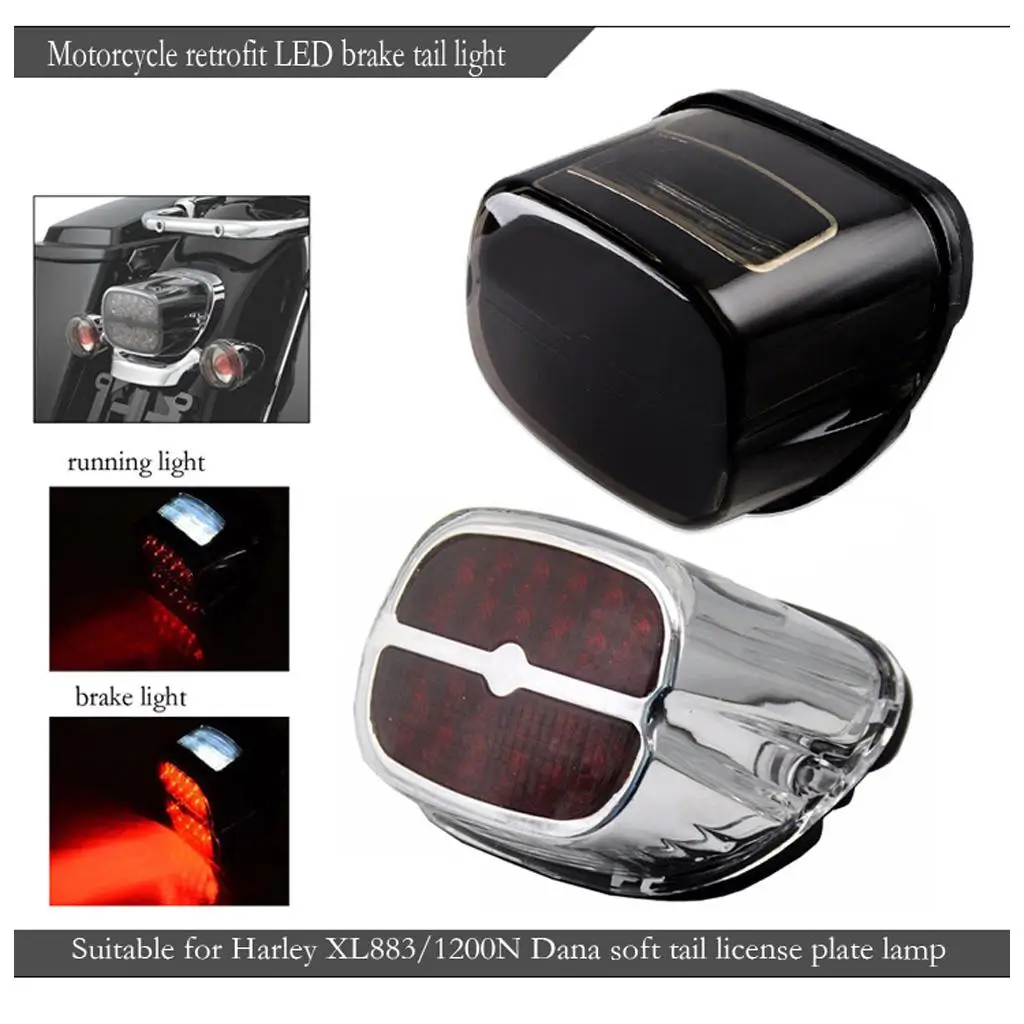 Задний фонарь в стиле ретро со светодиодной подсветкой для XL 883 1200N