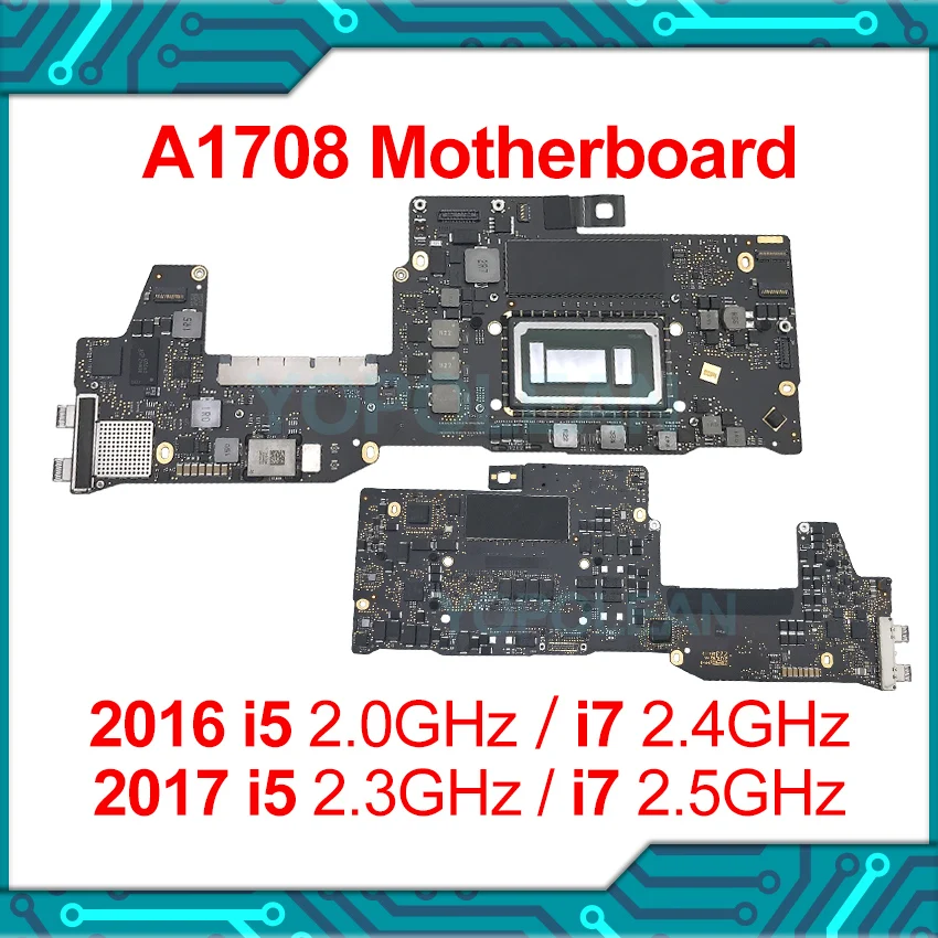 

Оригинальная материнская плата A1708 для ноутбука MacBook Pro Retina 13 дюймов, материнская плата A1708 i5 2,0 i7 2,5 ГГц 8 ГБ/16 ГБ 2016 2017 года