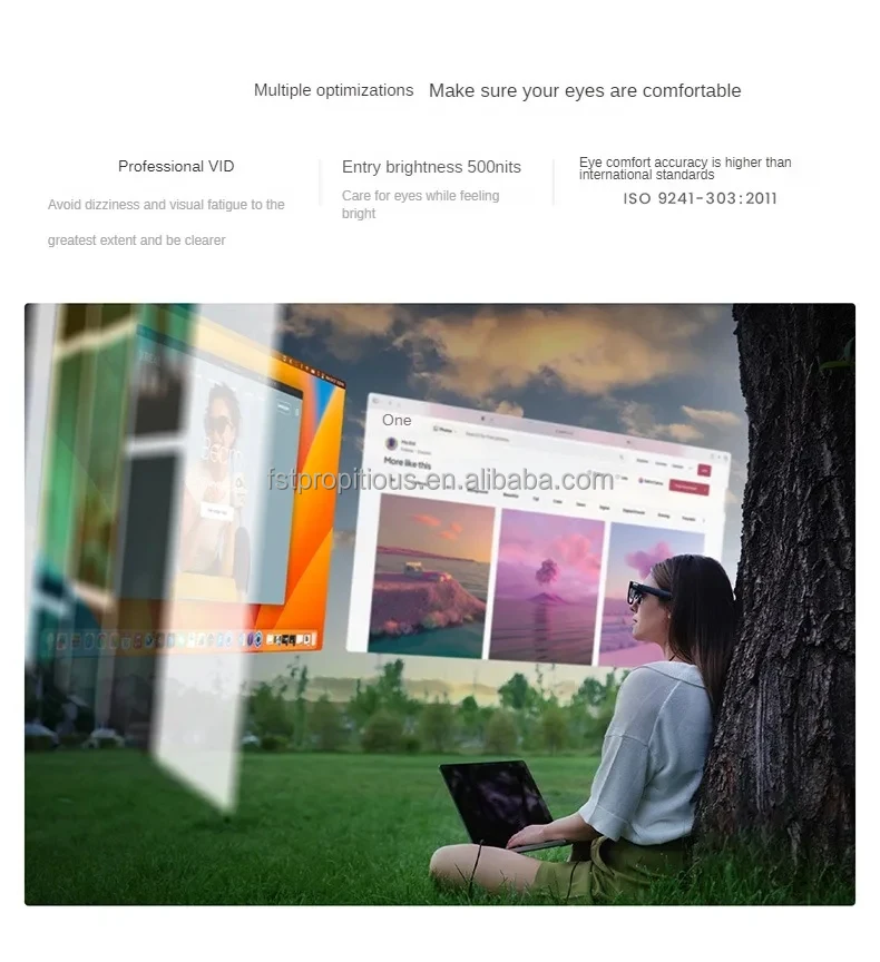 Xreal Nreal Air 2/air 2 pro Smart Ar Bril Hd 130 дюймов Ru информационные Gigantisch Scherm Prive Bioscoop Draagbare 1080P View