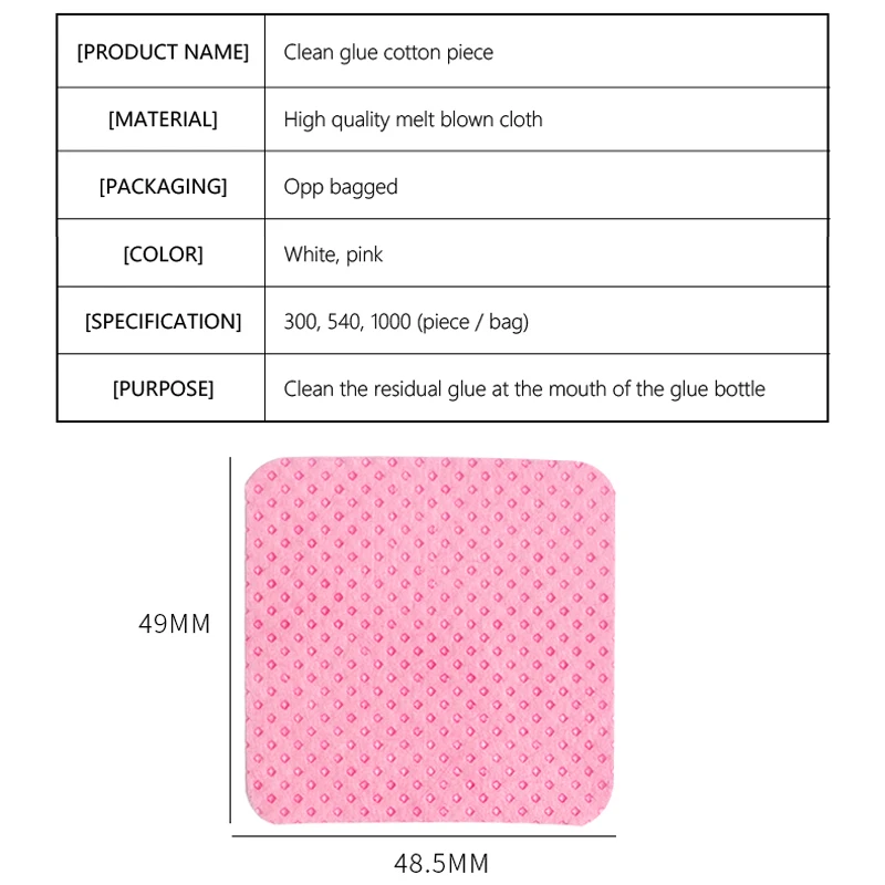 Lint-Free Wipes Napkins Remover Cotton Pads Without Fiber Manicure Art Cleaning Pedicure Gel Tools Cellulose Wipe