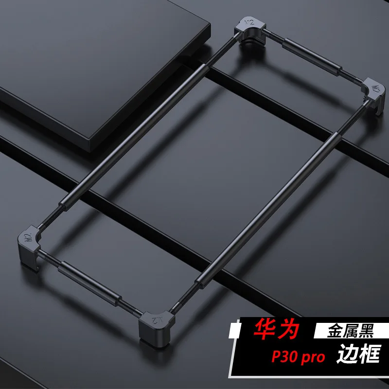 Original Metal Bumper Phone Case For Huawei P50 P40 P30 Aluminium Frame Protective Cover Fashion Shell Nova 9 8 7 Mate 40 30 Pro