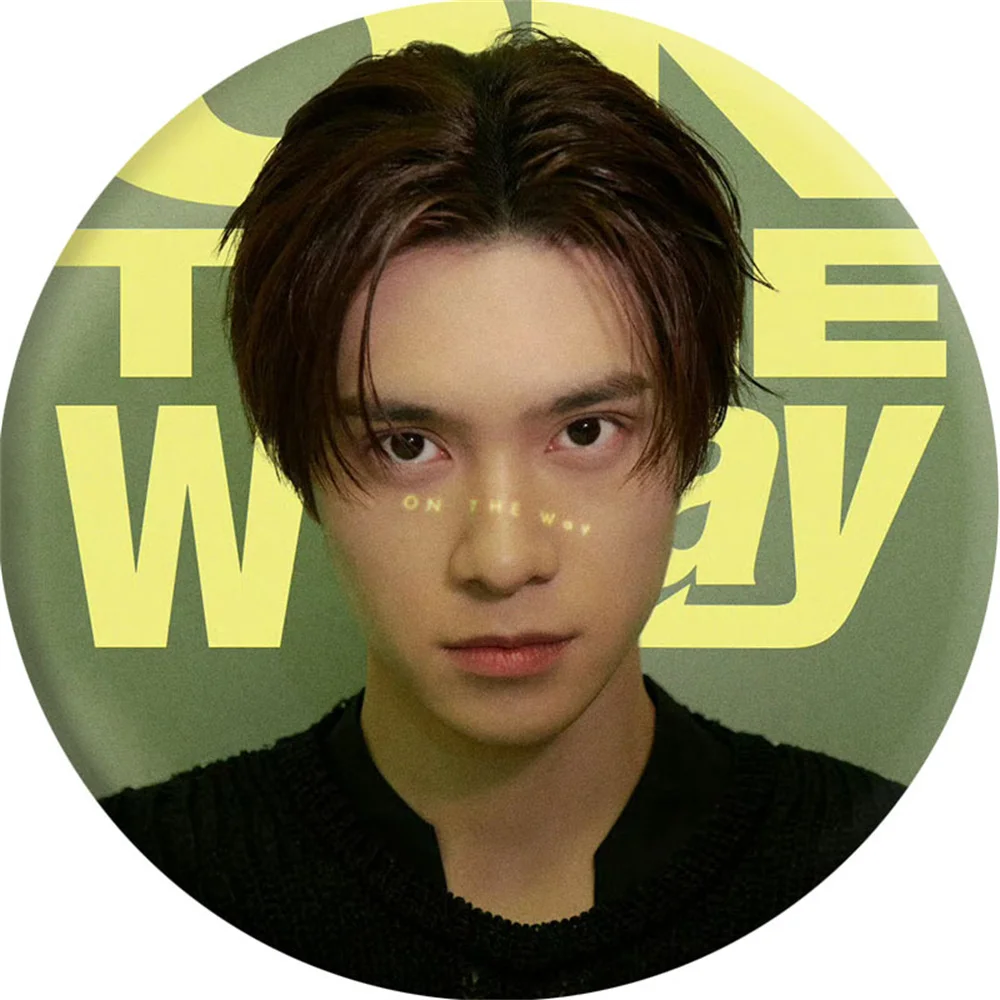 KPOP Hendery Kun Ten ON THE WAY белая жесть брелок Xiaojun Yangyang Броши заколки аксессуары для сумок
