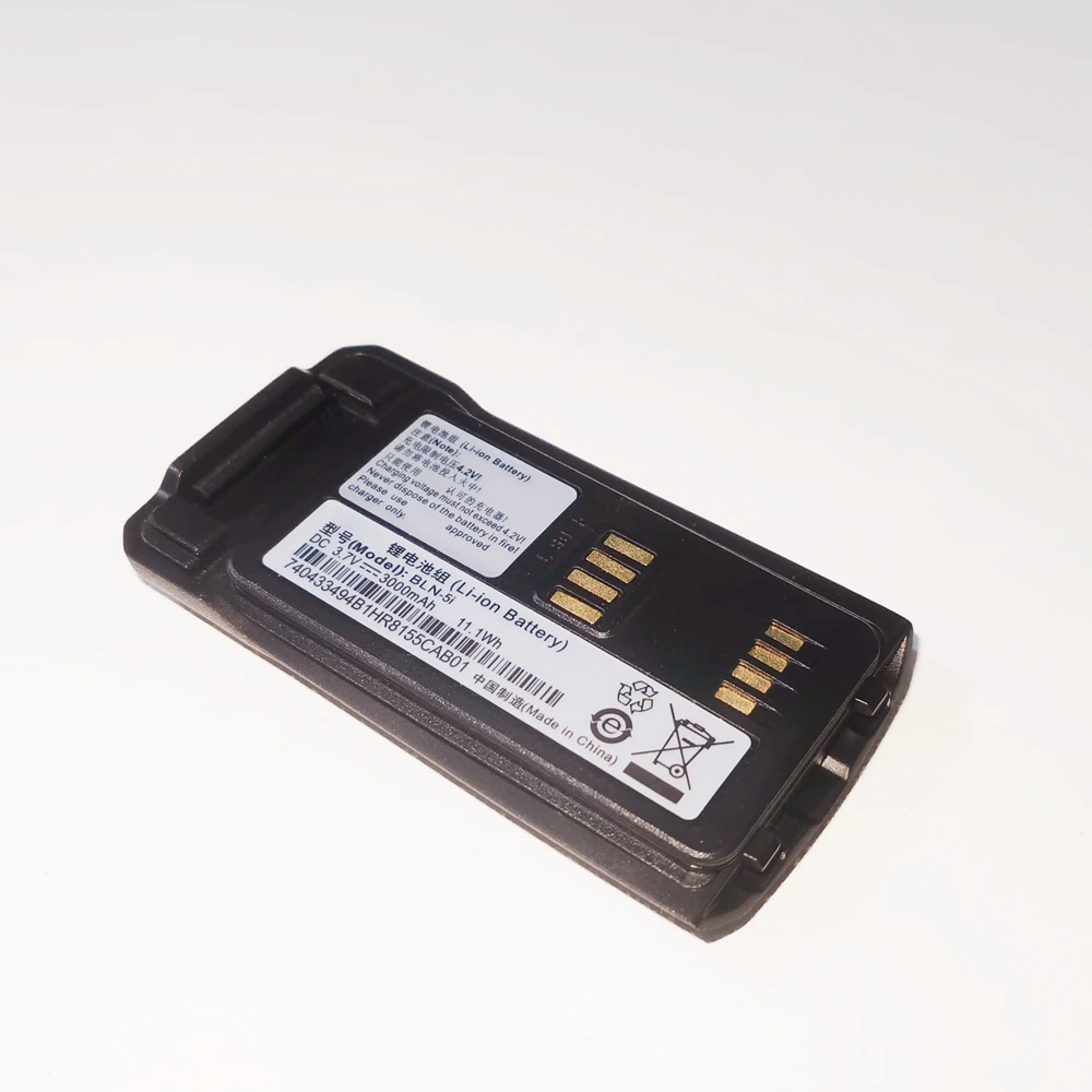 Ten Packs 3000mAh 3.7V 11.1Wh Lithium-Ion Battery for BLN-5i for EADS Airbus Cassidian TH9 THR9 THR9i THR9+ Tetra Radio BLN-6L