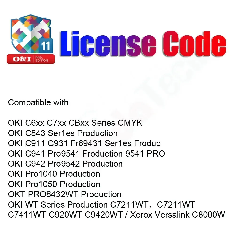 Принтер OKI PRO CADlink Digital Factory V11 Software DigitalFactory 11 DTF Program Kit для C941 C942 Oki Pro 9541 9542 1040 1050
