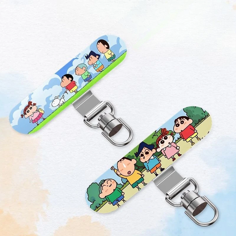 Креативный металлический зажим для мобильного телефона с персонажами Crayon Shin-chan, Sakurada Nene, Nohara Shiro, с фиксированным креплением и вращающейся прокладкой. (art.: 3920da64be699) - 3920da64be699