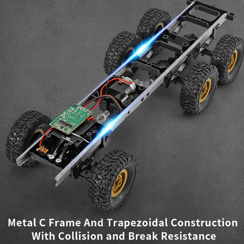 

JJRC Q64/Q75 1/16 2.4G 6WD Rc Car Military Truck Off-road Rock Crawler Toy 6 Wheels Racing Toys For Children Kids Gifts Presents