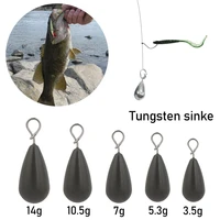 line sinkers fishing accessories tool hook connector weights tear drop shot fishing weight sinker fishing tackle