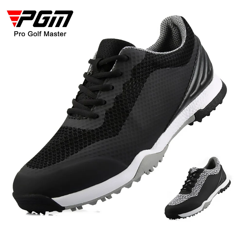 

: PGM Men’s Breathable Waterproof Shoes Golf Shoes Breathable
