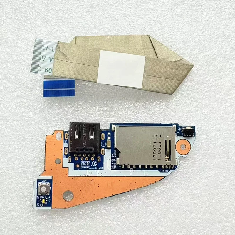 Фото Плата управления питанием USB SD IO NS-B606 для Lenovo Xiaoxin Air 14IKBR 14IWL №2
