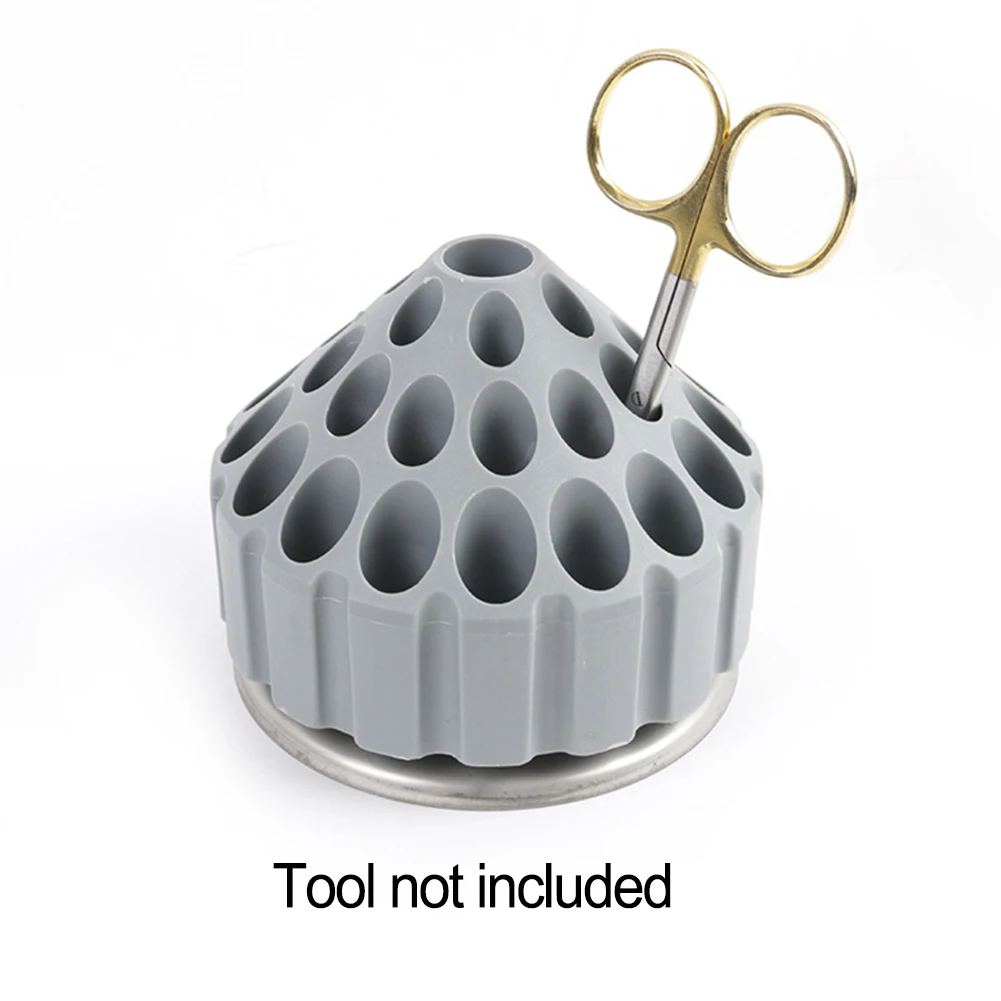 

Fly Tying Tool Holder Organizer Fly Fishing Strapped Tools Tray Storage DIY Bobbin Holder Fishing Accessories