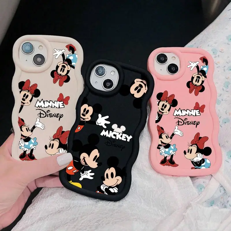 Couple Mickey Minnie Mouse Case For Motorola Moto E14 G84 5G G22 G14 E32 EDGE 40 NEO cover Disney Cute