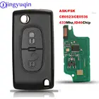 Jingyuqin 10p 434 МГц ASK FSK для Peugeot 107 207 307 308 407 607 для Citroen C2 C3 C4 C5 C6 C8 Xsara Picasso CE0523 Ce0536