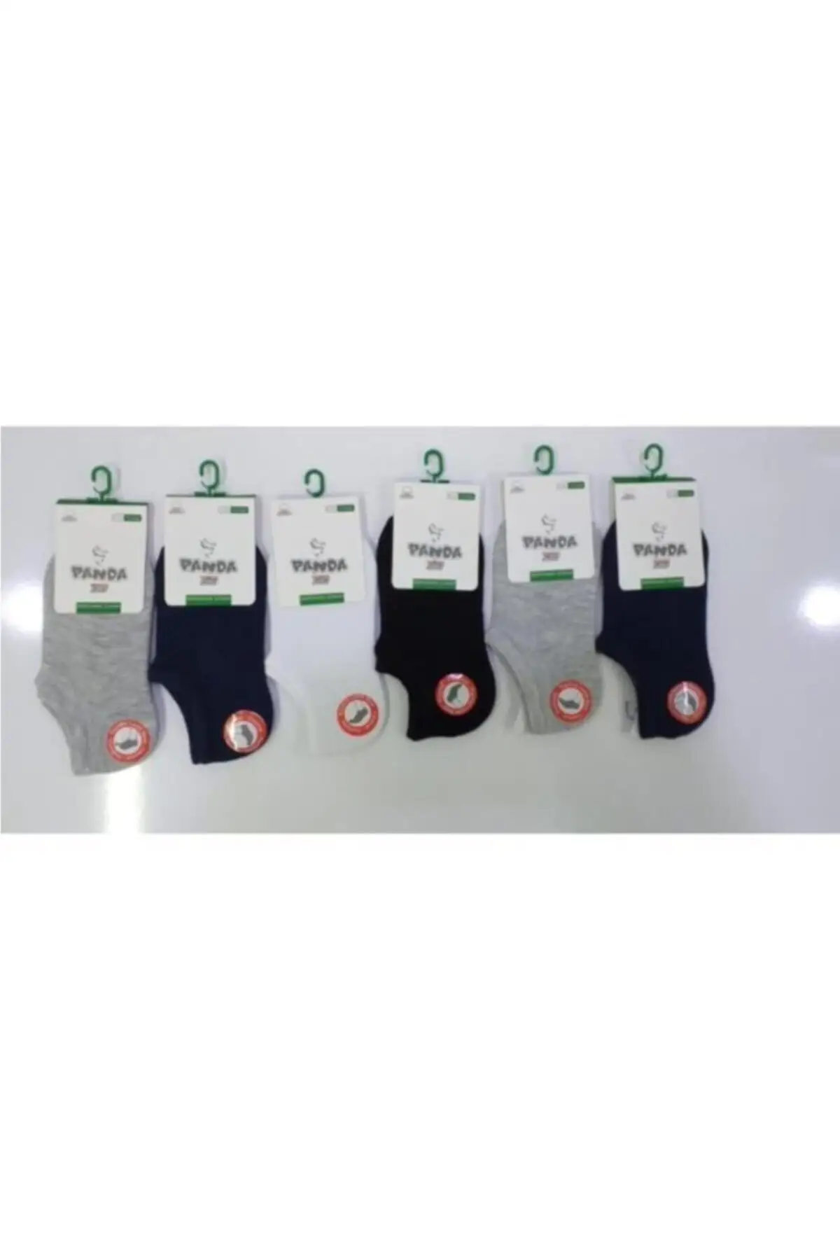 

Panda 6 'men's booties socks Sneaker mixed colorful cotton socks invisible white underwear
