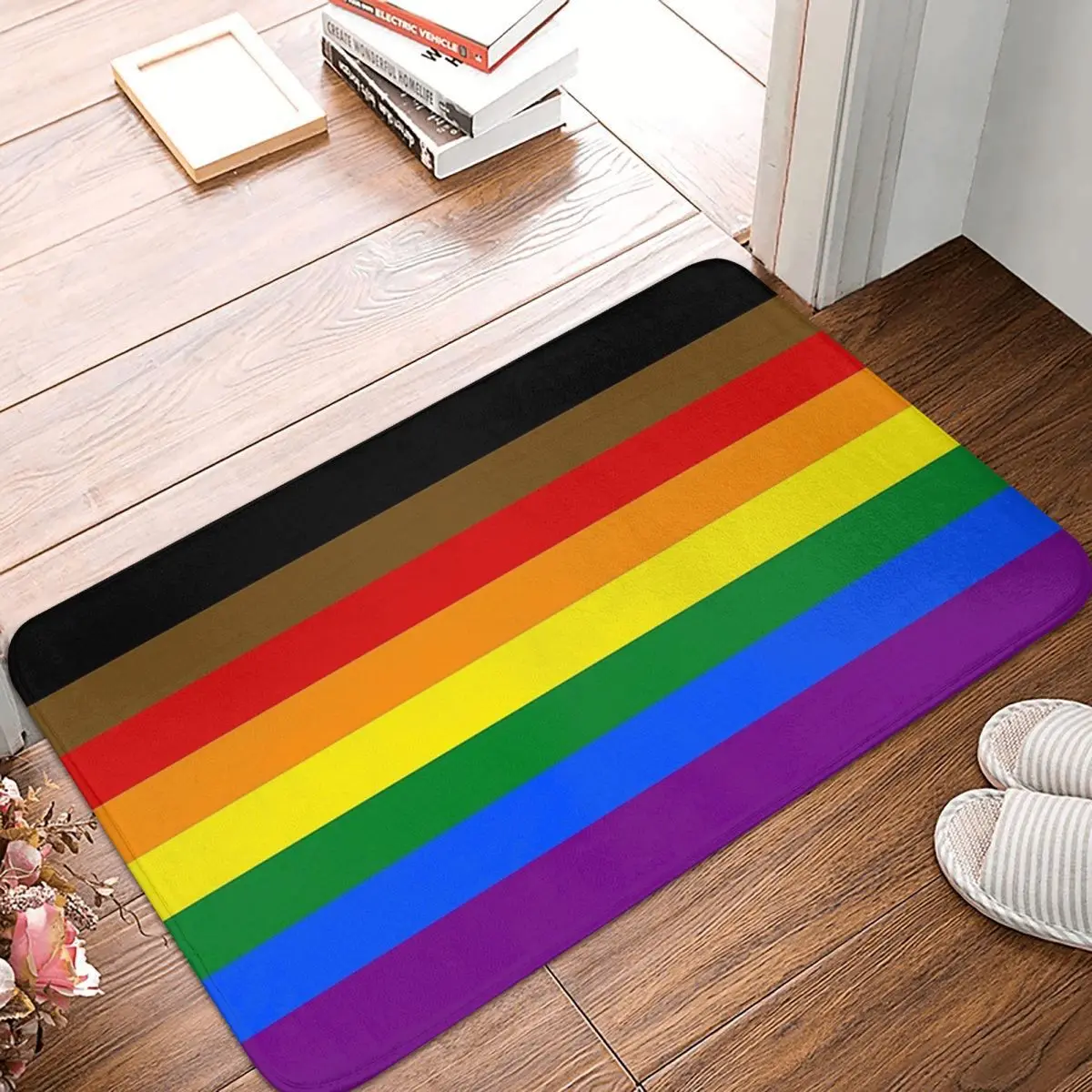 

ЛГБТ коврик для ванной гей Радужный Флаг Филадельфия вариант подарки Придверный коврик гостиная ковер открытый ковер домашний декор