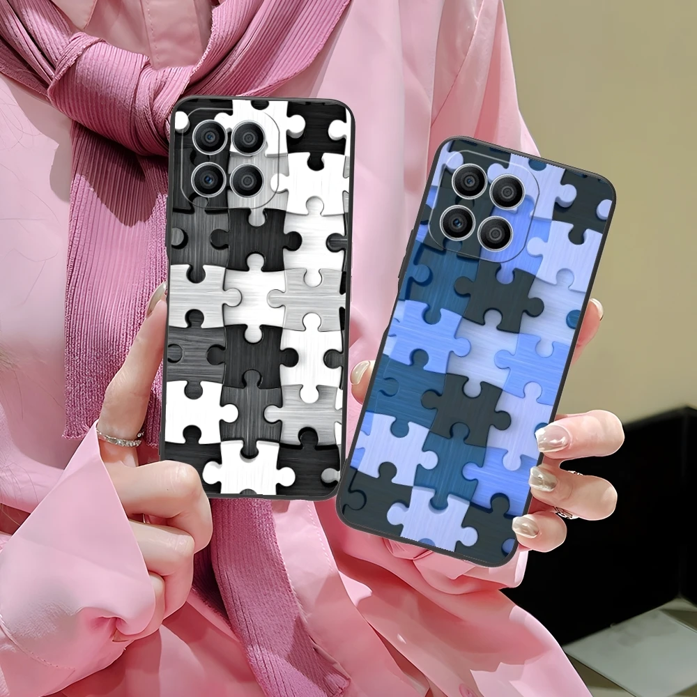Чехол для мобильного телефона Puzzle Pretty Fashion Huawei Honor 90 80 70 60 50 30 20 10 9 8 7 Pro S SE Lite 5G