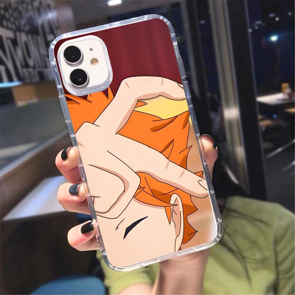 Чехол для телефона с Аниме Haikyuu старшей школы волейбола хинаты кагеяма тобио iPhone