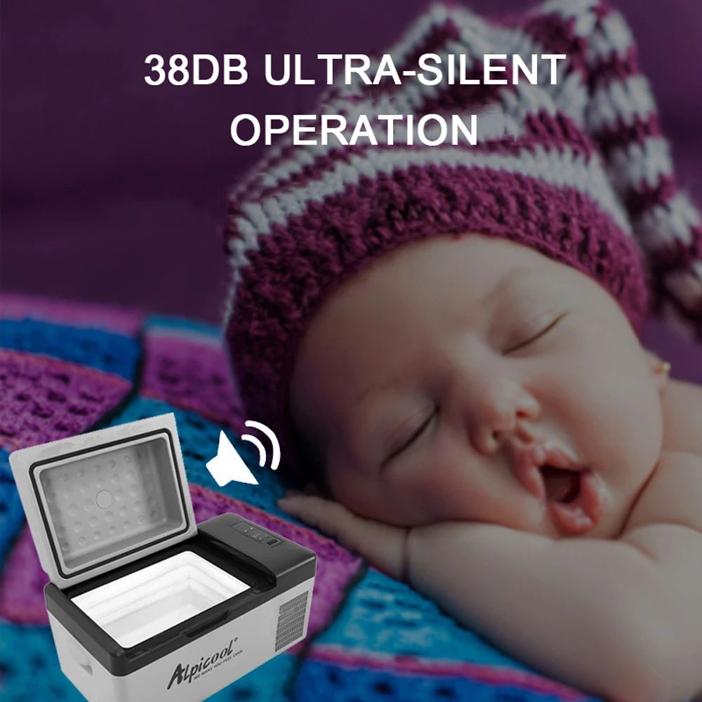 Автомобильный холодильник Alpicool 12 В 24 15 л портативный автомобильный компрессор