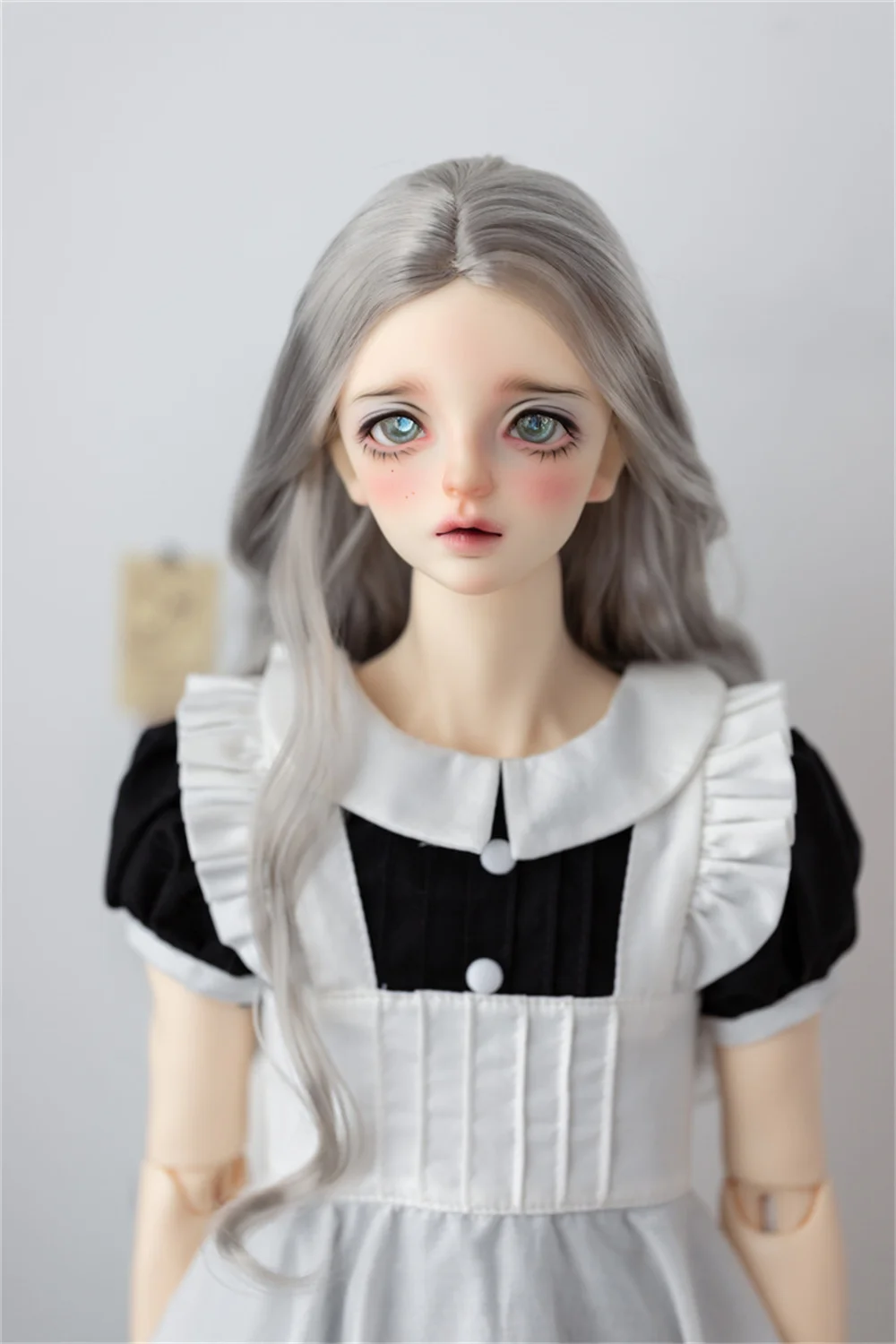 

Парик BJD из 1/3 молочного шелка, длинные волосы, мягкий Шелковый парик, аксессуары для кукол