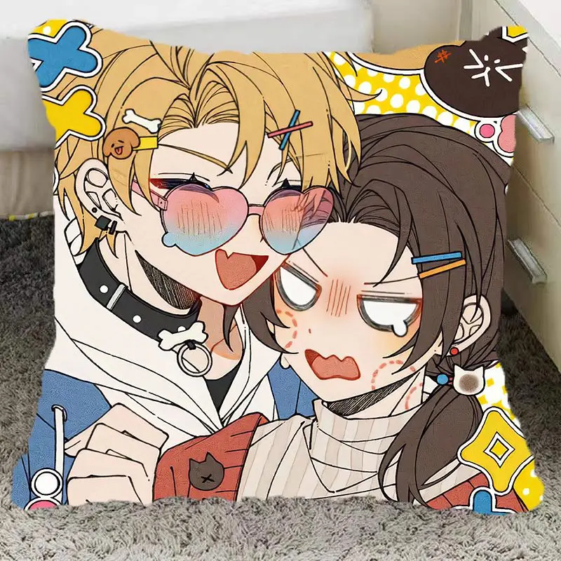 Наволочка и подушка с двусторонним принтом из аниме Axis Powers Hetalia 40x40 см