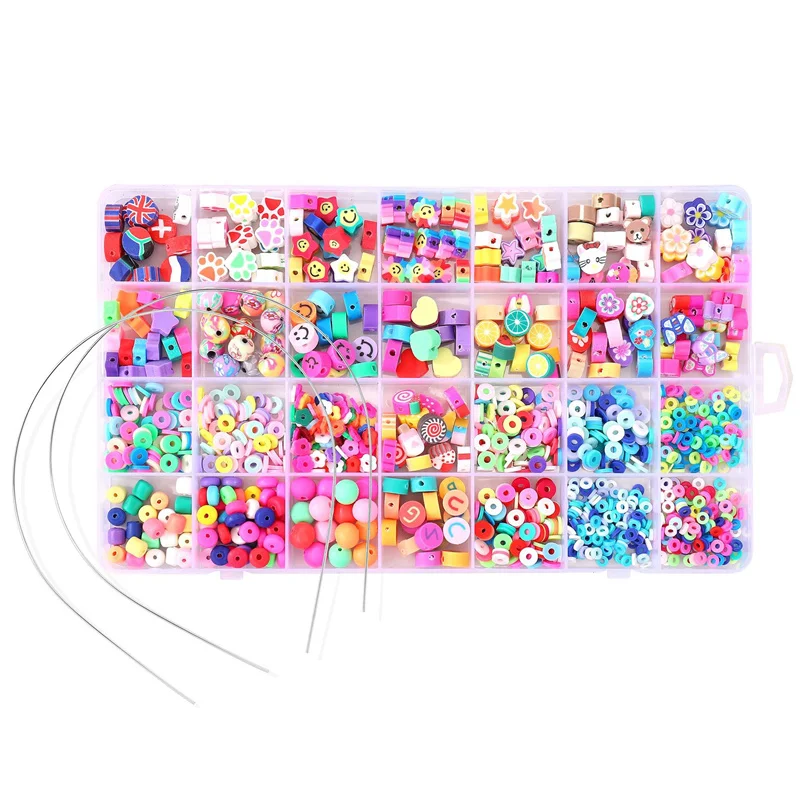 DIY Jewelry Making Kit for Toddlers Beads Toys Make Hairband Necklaces Bracelets Rings Art Crafts Creativity Toys for Girls Boys