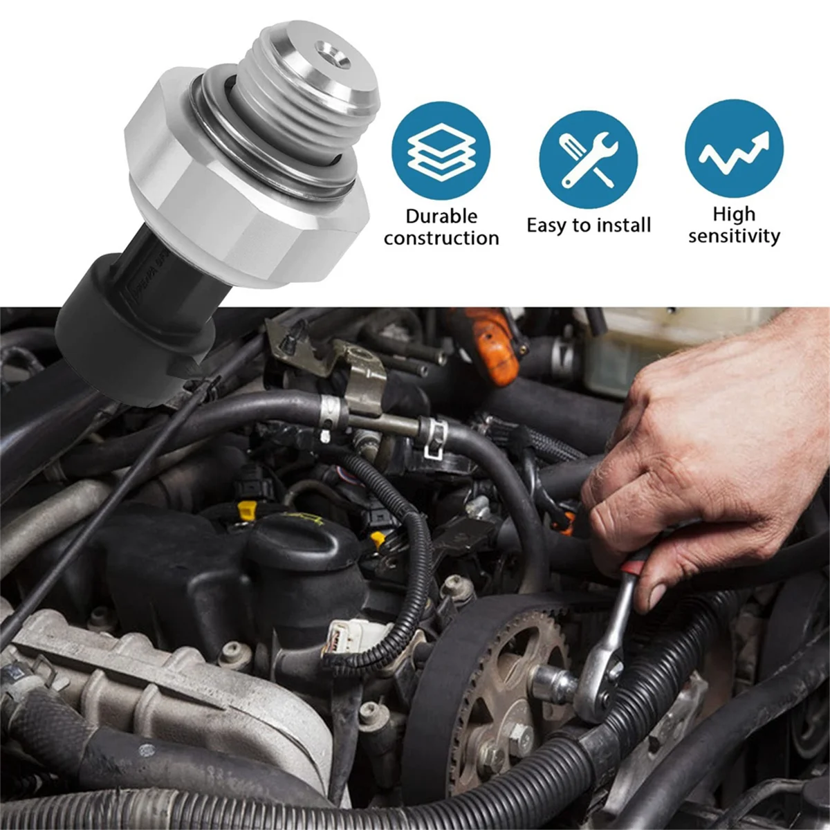 12677836 переключатель датчика давления масла/с экранным фильтром D1846 датчик масла