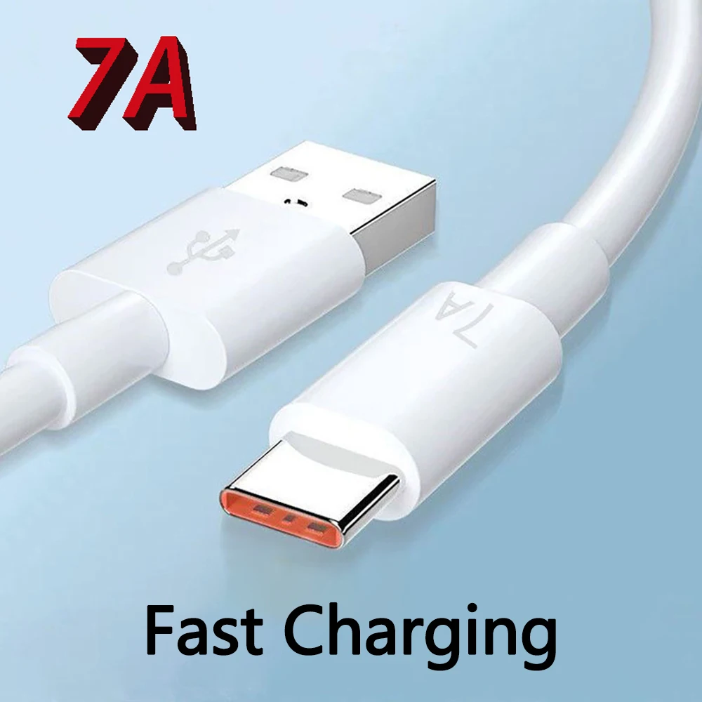 

1M 7A 100W USB type-c super-fast charge cable USB fast charging USB charger cables data cord Samsung Huawei Xiaomi