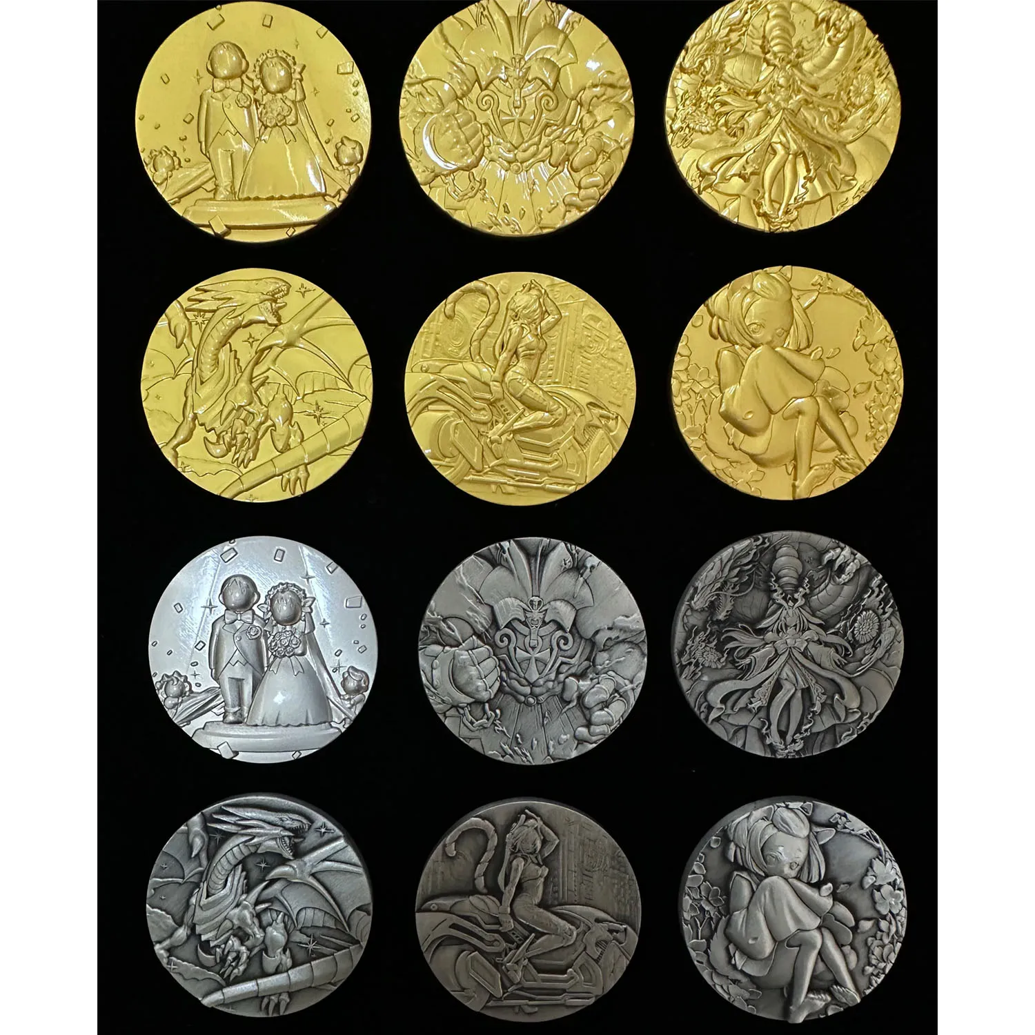 Новинка сделай сам 4 см Yu-Gi-Oh! Коллекция белых драконов с голубыми глазами золотые