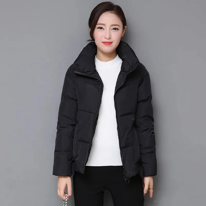 Winter Jacket Parkas 2022 New Women Bread Coat Korean Loose Thick Female Cotton PadWintded Parka Outerwear Casual Student Jacket