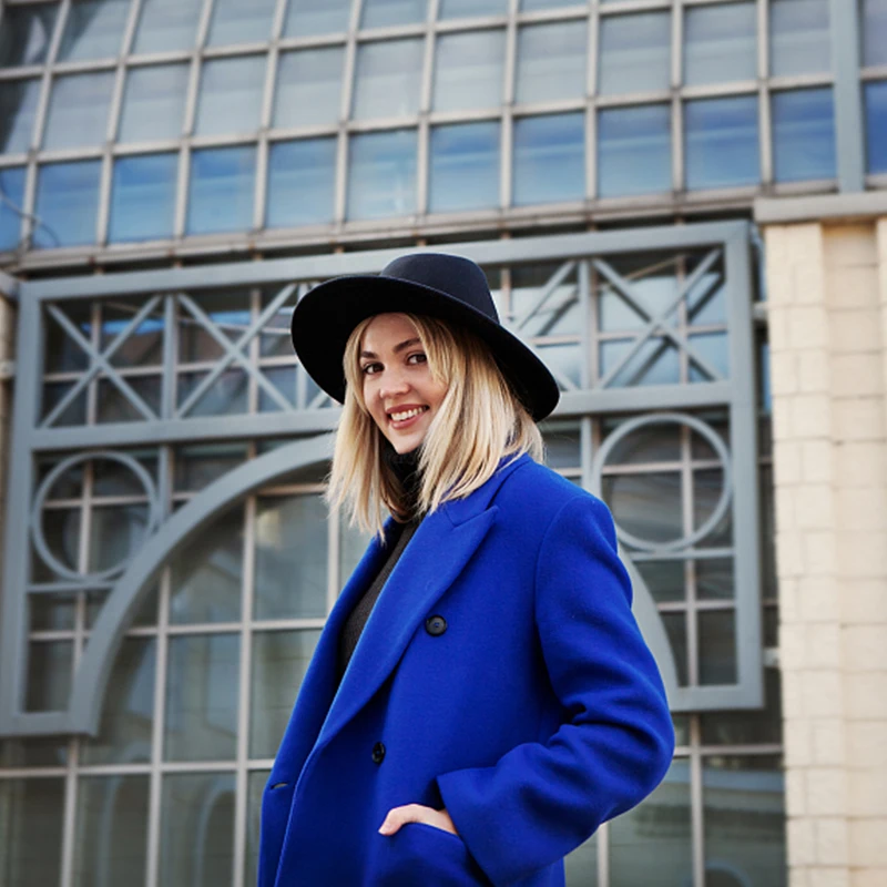 Шляпа Jjazz женская с широкими полями белый головной убор в стиле пэчворк