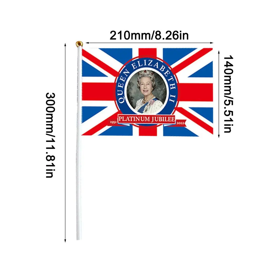 Флаги английской королевы флаг Великобритании с искусственными размахивающими