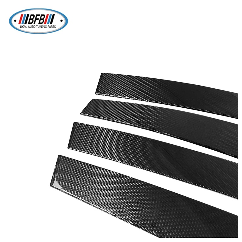 Автомобильные аксессуары настоящая сухая стойка из углеродного волокна оконная