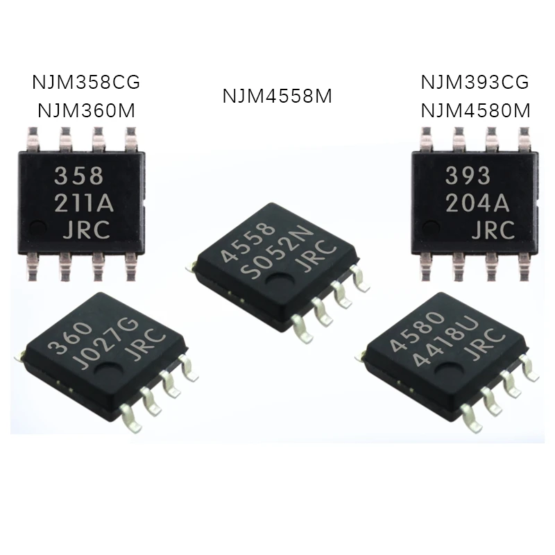 

1PCS NJM358CG NJM393CG NJM360M NJM4558M NJM4580M