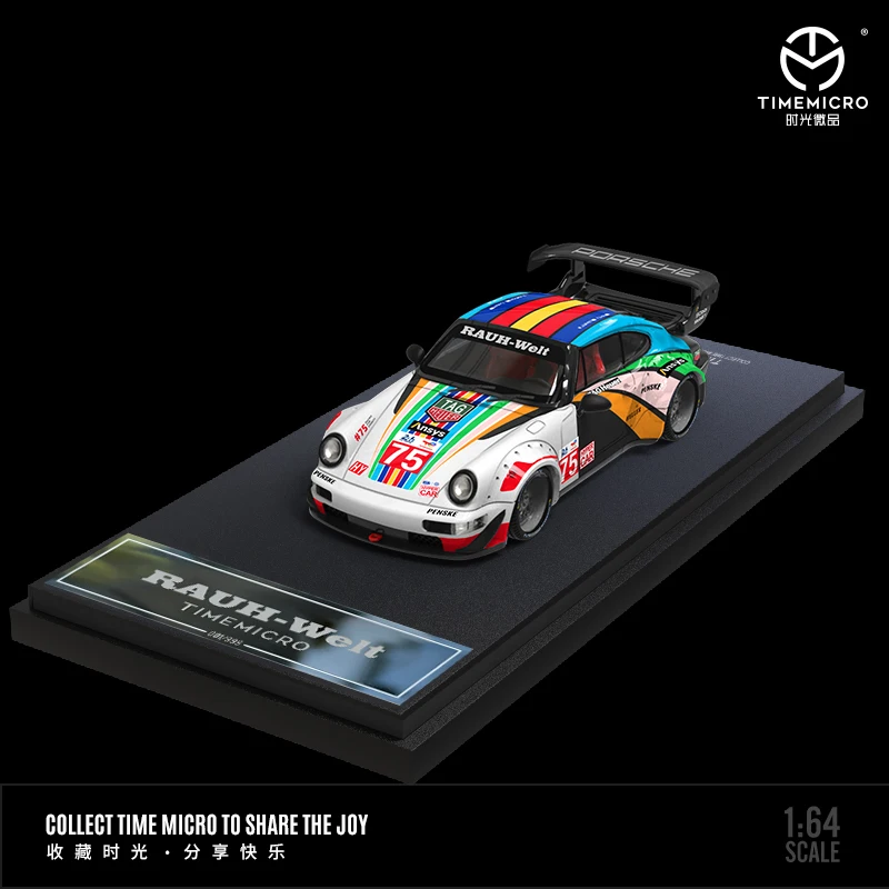 

** Предзаказ ** время Micro 1:64 RWB 964 Centenary Le Mans литая модель автомобиля