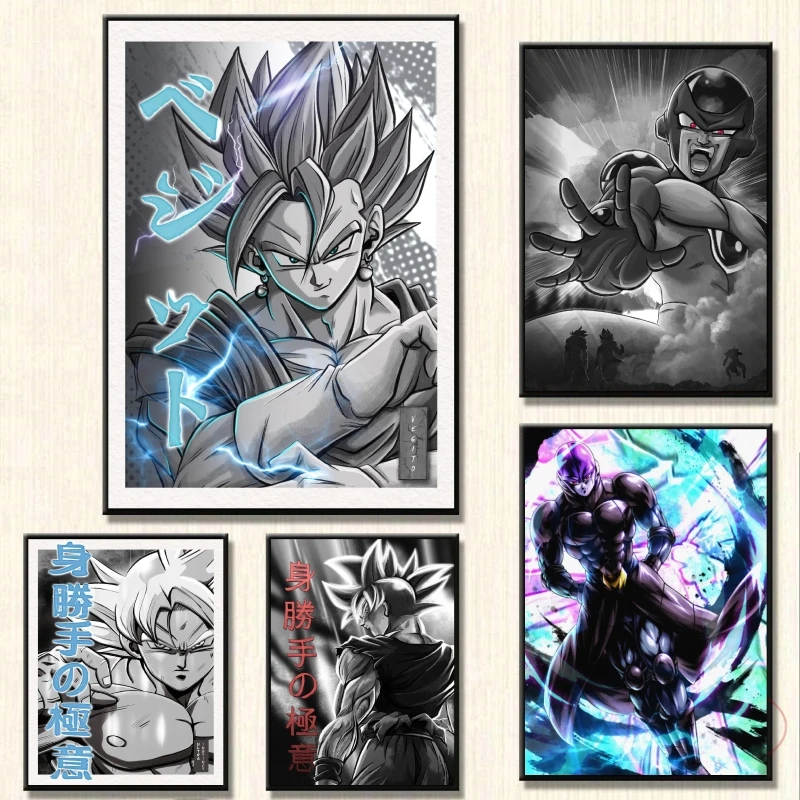 

Canvas Artwork Painting Dragon Ball Kakarot Friends Gifts Picture Wall Stickers Aesthetic Poster Living Room Modern Home