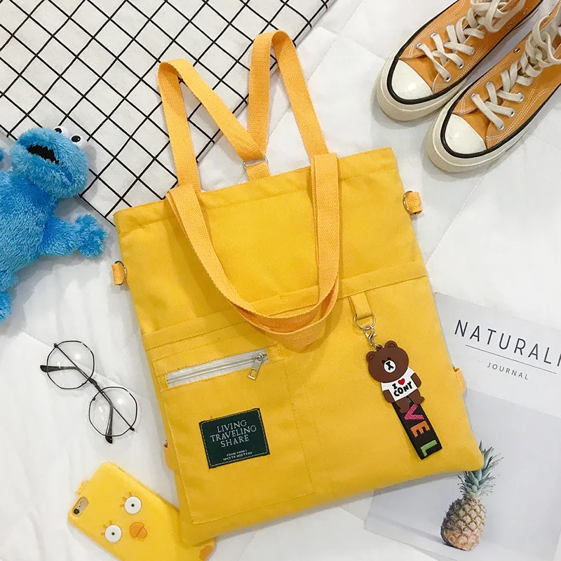 

Women's Bag Crossbody Handbag Female Shopper Fashion Simple Quality Bolsas Korean Designer Shoulder Canvas Bags For Women Tote