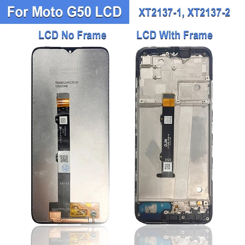 6 50 &quot100% протестированный ЖК-дисплей для Motorala Moto G50 с цифровым преобразователем