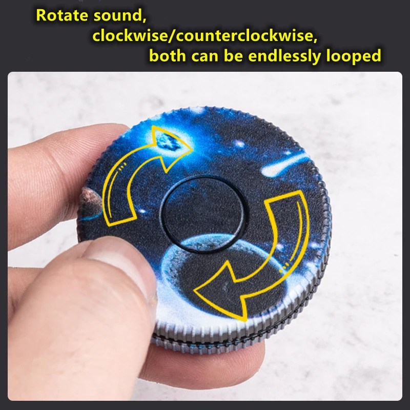 EDC Mini Snap Finger Coin Magnetic Haptic Fidget Spinner Toys Pop Office Fidgeting Noise Antistress Toy for Adults Children Gift enlarge